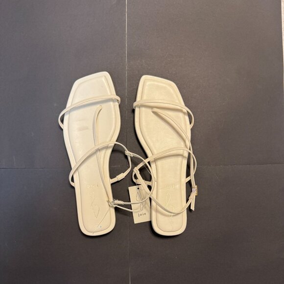 White/Ivory/Cream Strappy Glory Sandals by Joie. Woman Size 7.5 - Picture 2 of 7